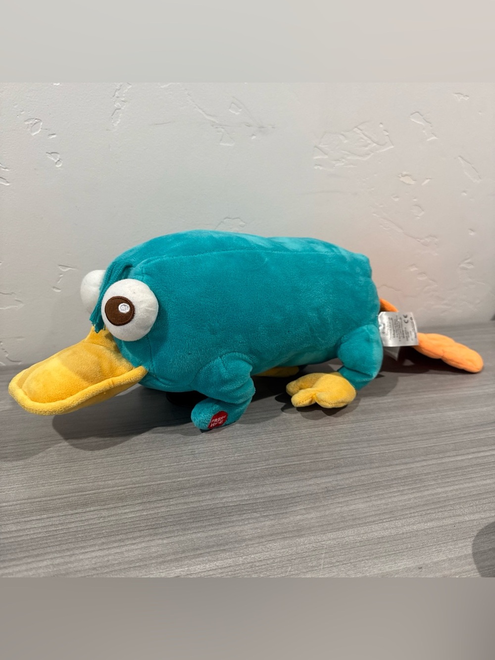 Disney Store Official Perry The Platypus Plush Phineas And Ferb No Sound 18”